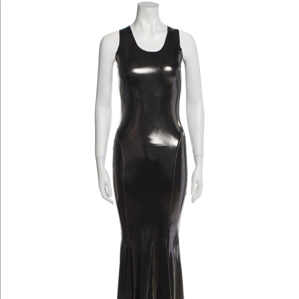 Norma Kamali xs metallic dress - Picture 4 of 6